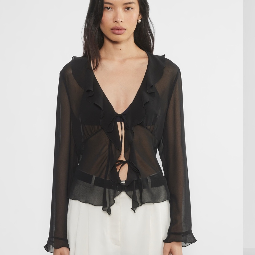 Aritzia Wilfred Frenchy Blouse Size XS